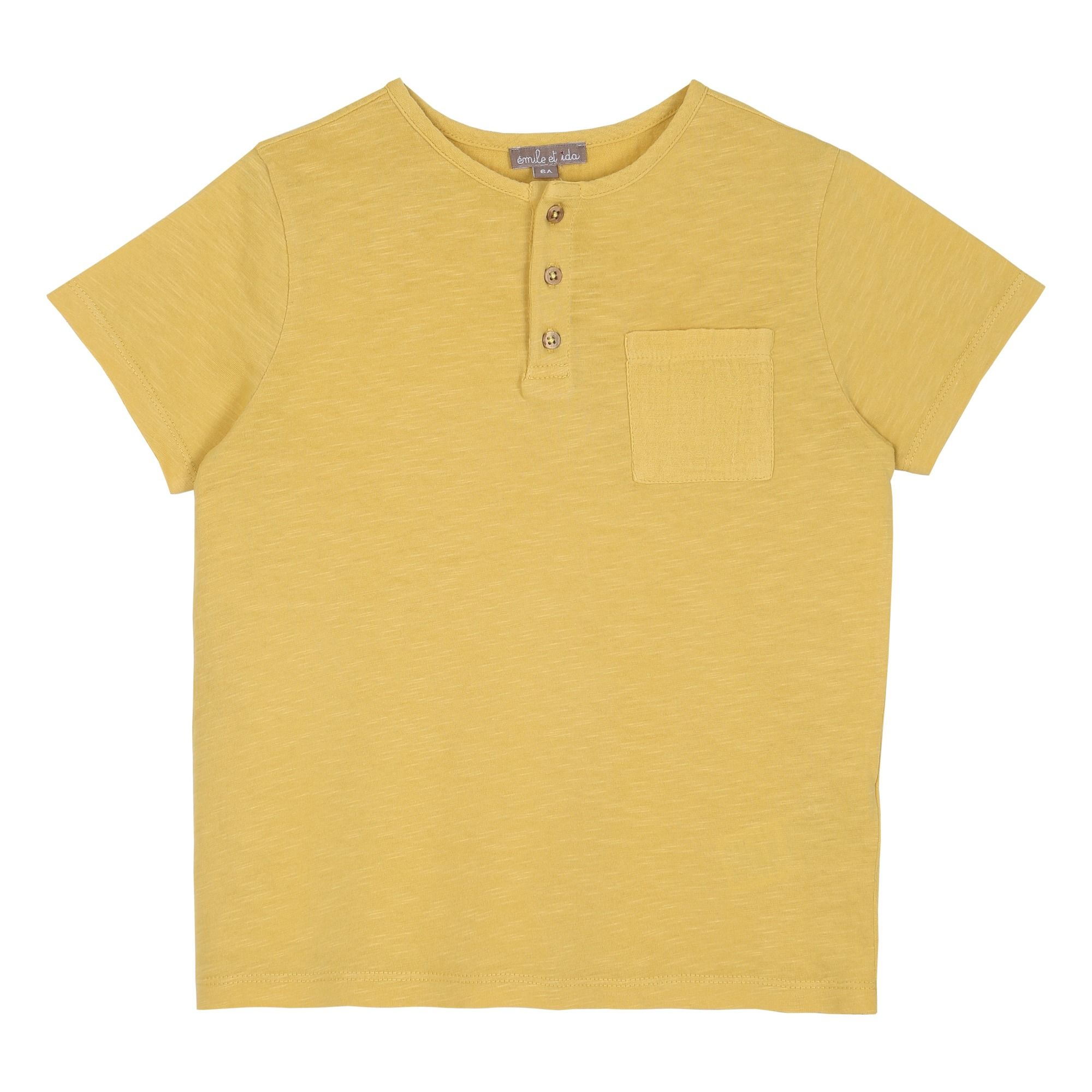 Emile et Ida - Tunisien Bi-matières - Garçon - Ocre