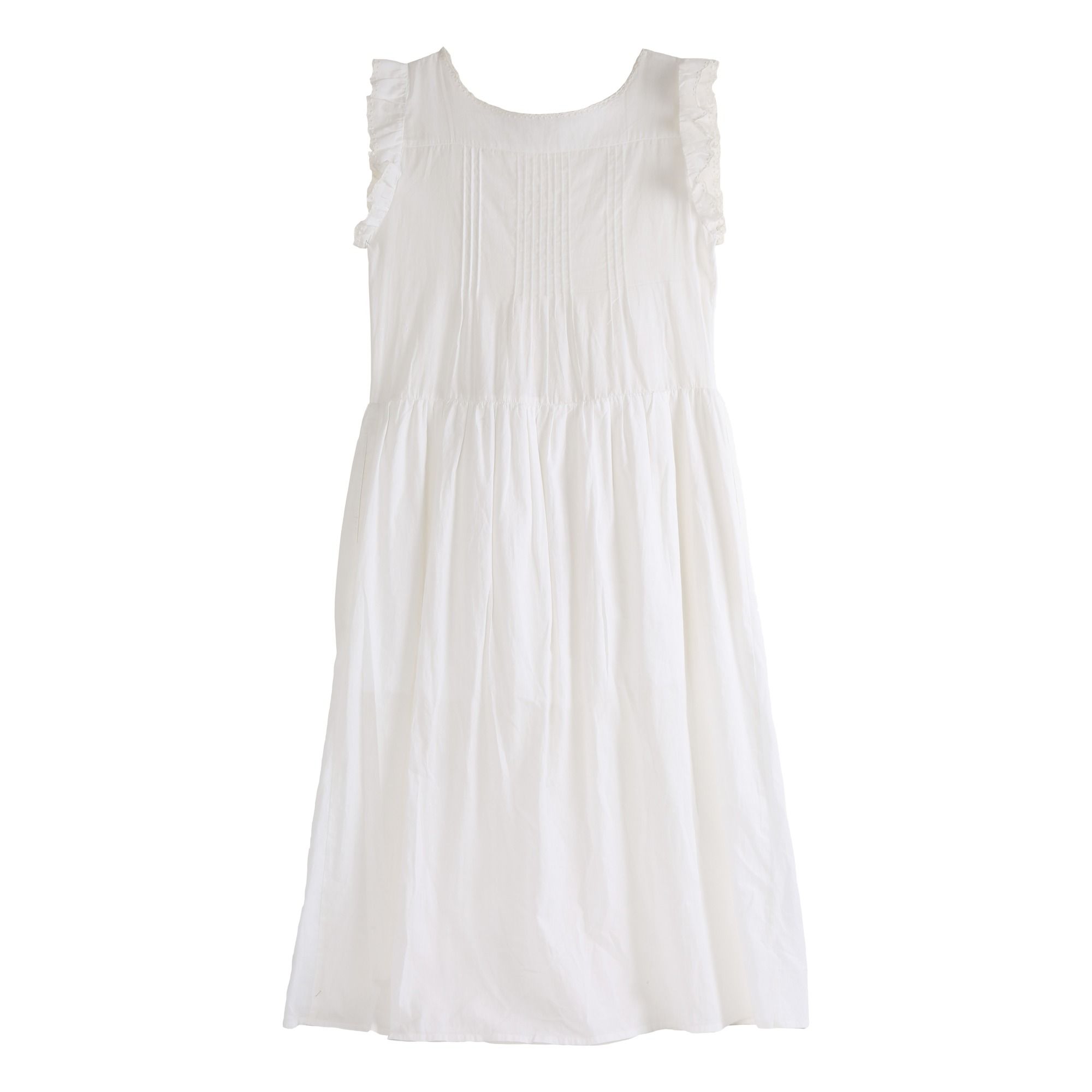 Embroidered Dress - Women's Collection - White Emile et Ida