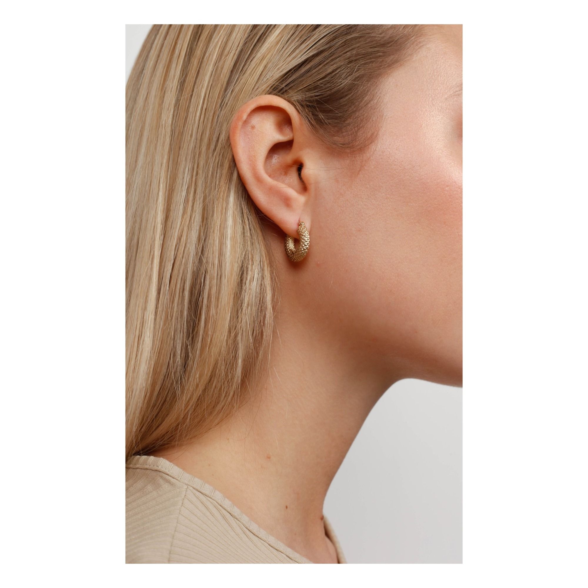Emma Mini Earrings Gold- Product image n°1