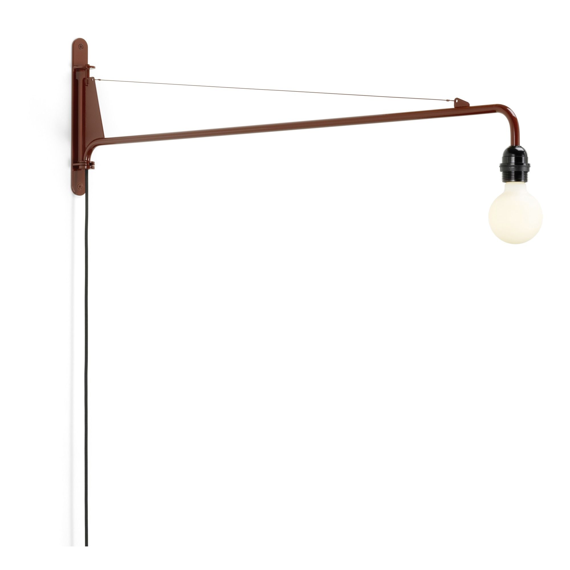 Vitra - Applique Petite Potence - Jean Prouvé - Rouge japonais