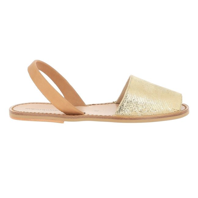 Sandalen aus Leder Neo -Damenkollektion- Gold