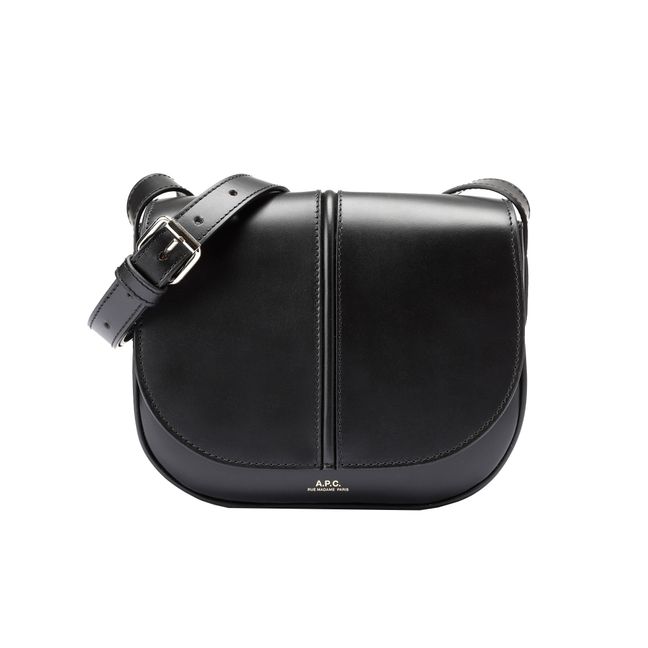 Borsa Charlotte pelle Rilievo Croco | Nero