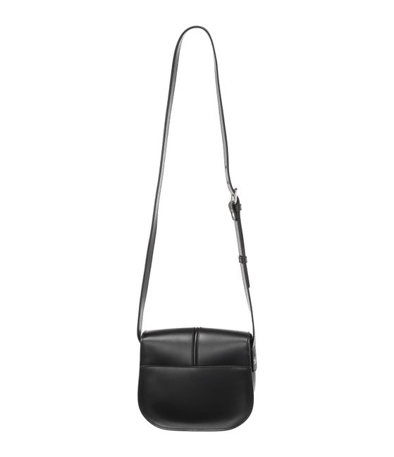 Borsa Charlotte pelle Rilievo Croco | Nero