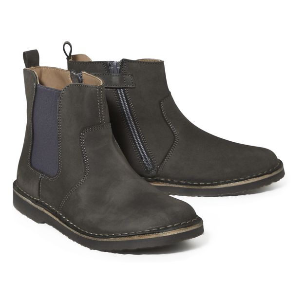 childrens grey chelsea boots