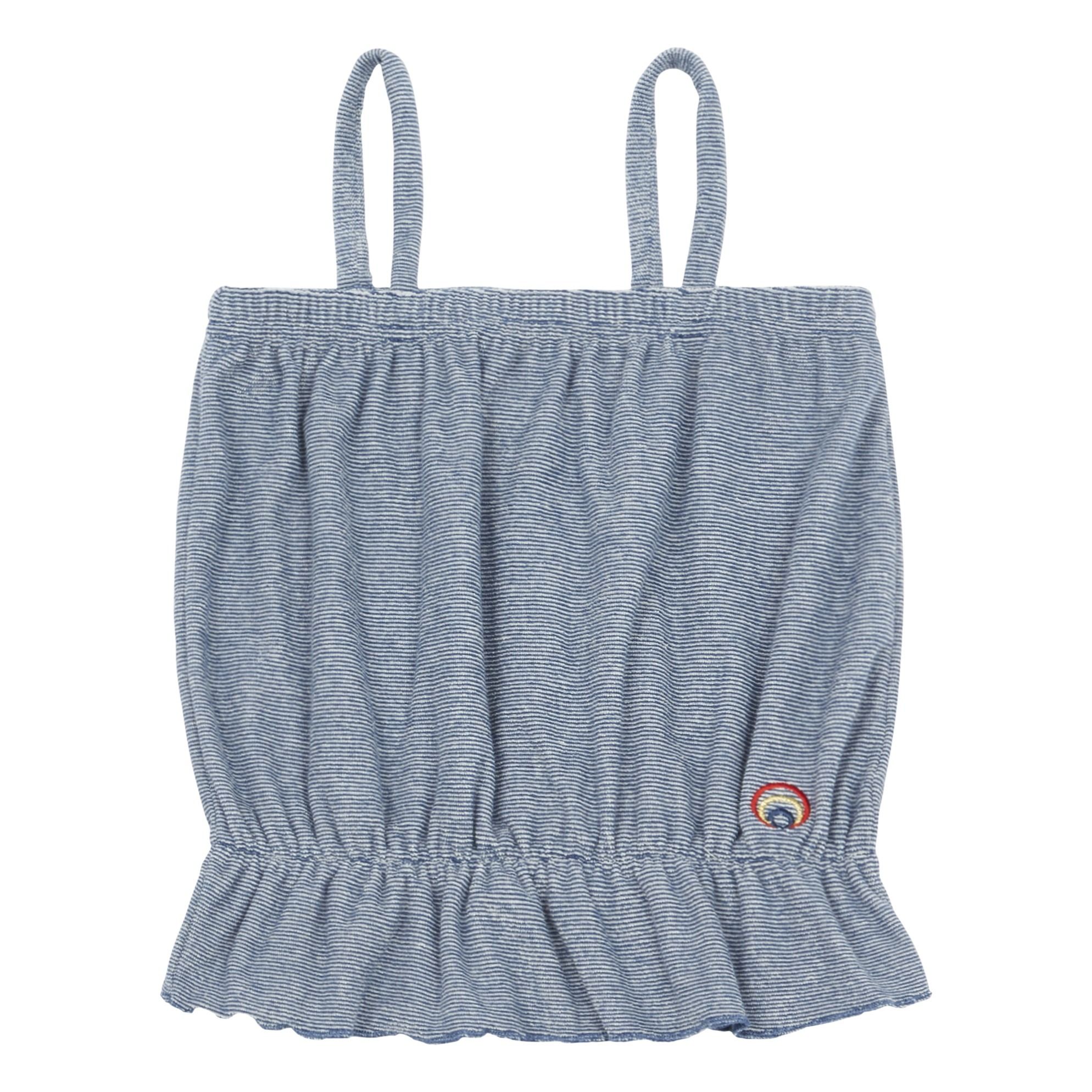 AO76 - Débardeur Eponge - Fille - Bleu