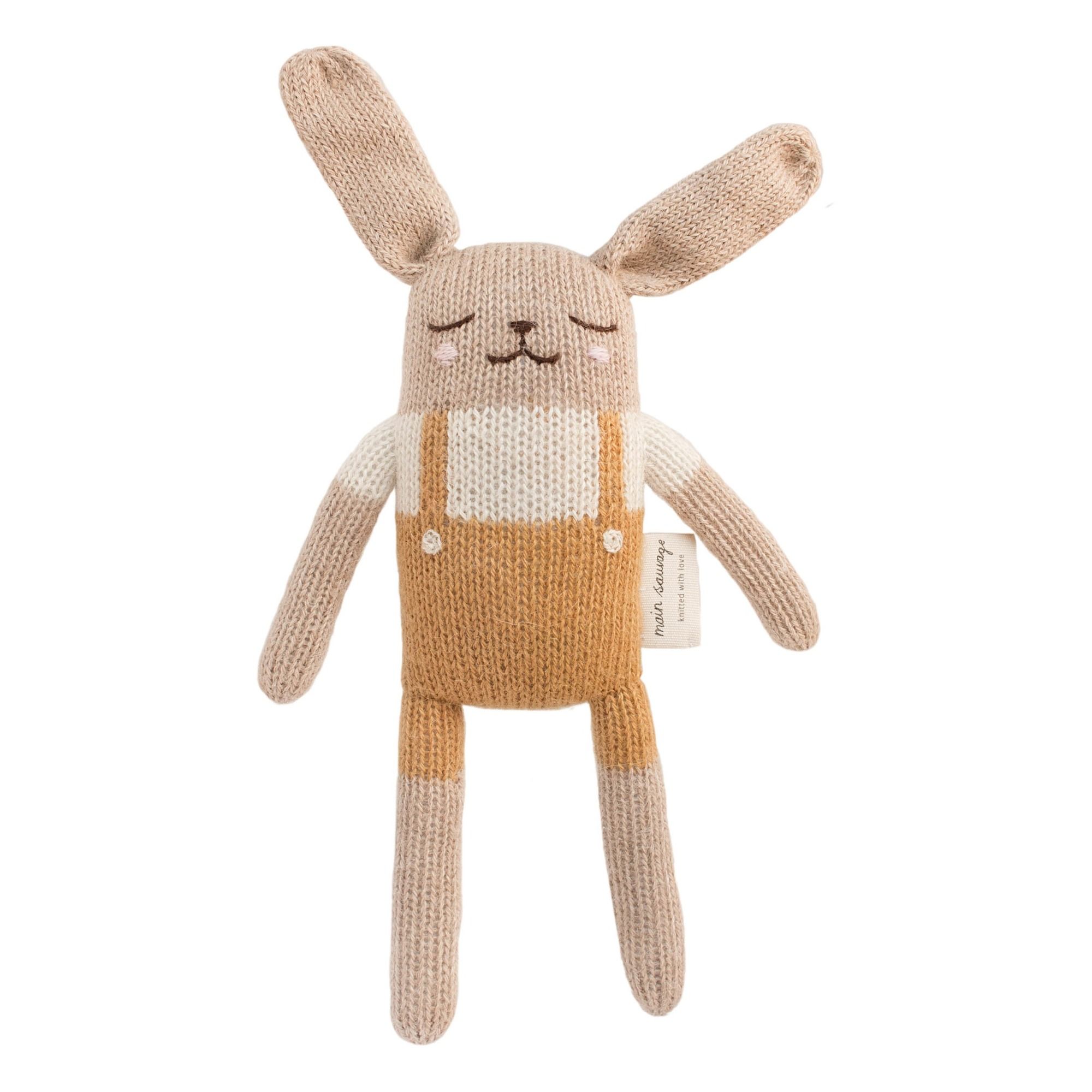 Doudou Jaune Main et Loisir Lapin Jouet Enfant Sauvage 3ASc5jqR4L