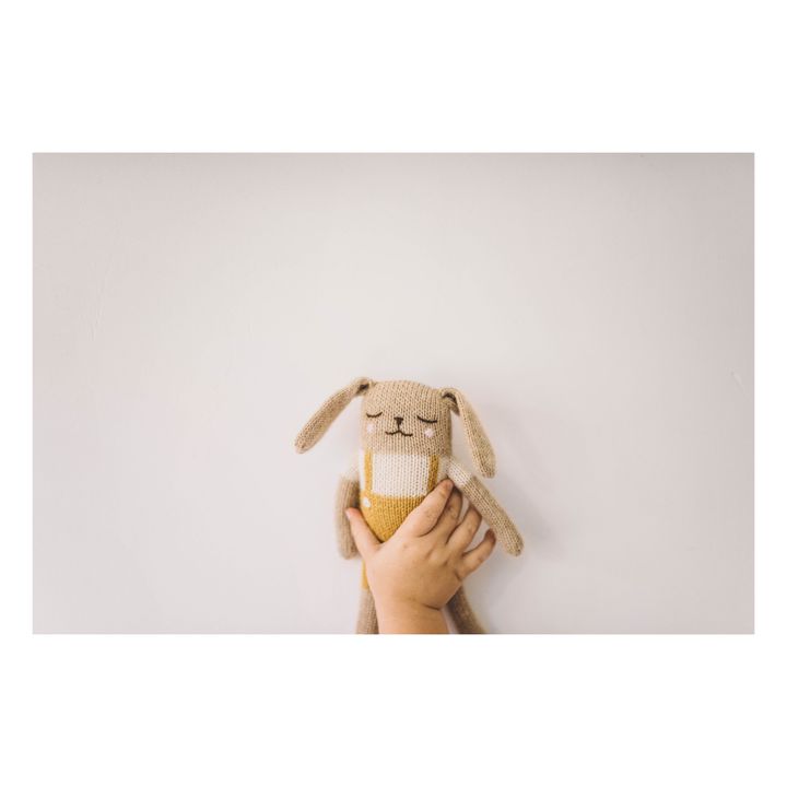 Rabbit comforter | Yellow- Product image n°1