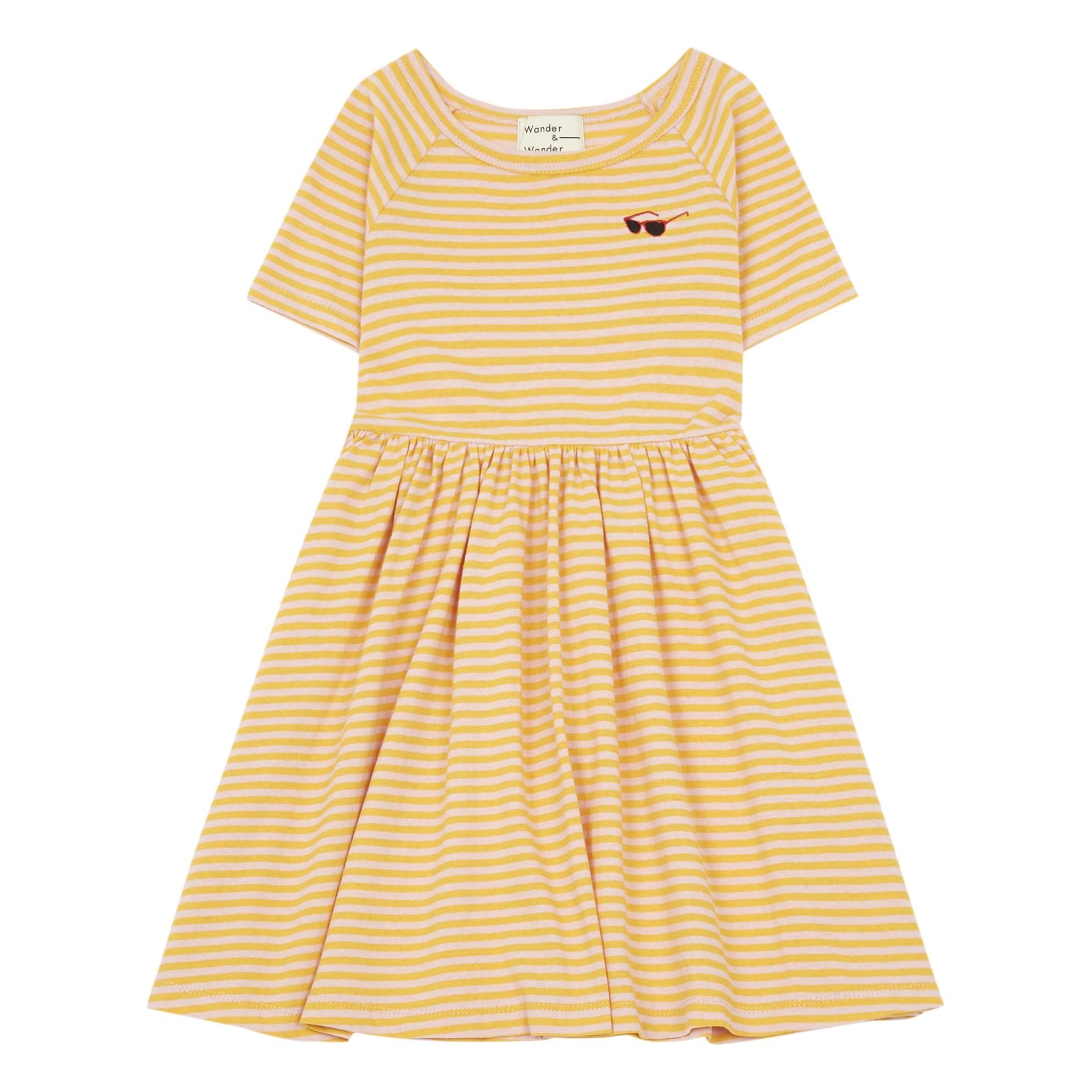 Wander & Wonder - Robe Marine - Fille - Jaune