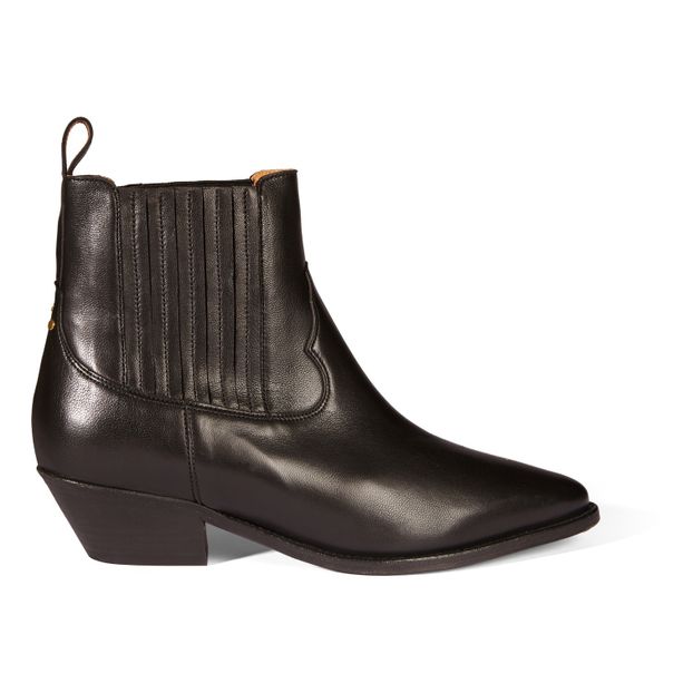 lambskin leather boots