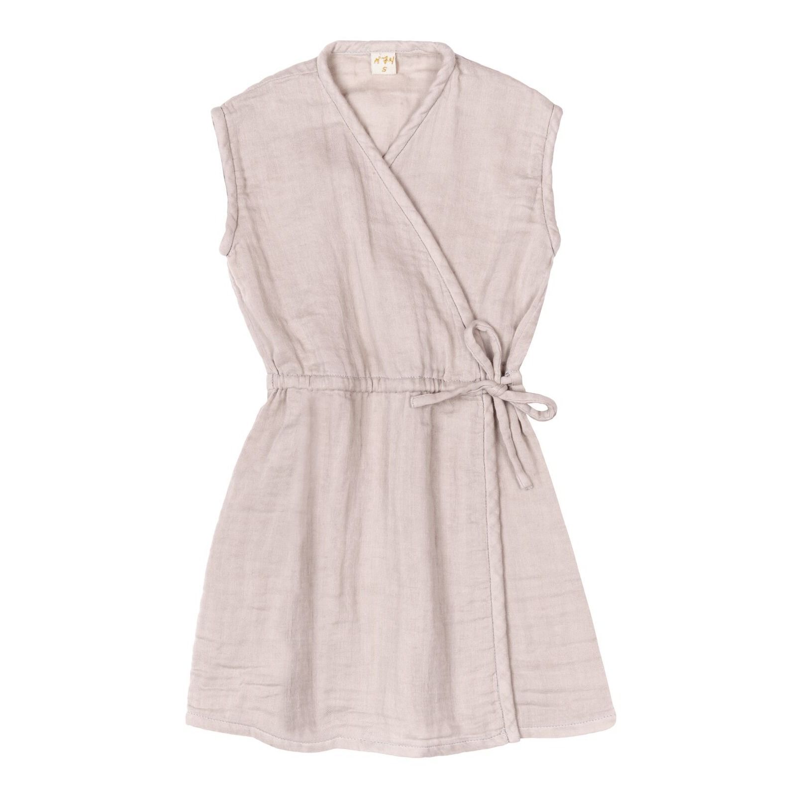 Numero 74 - Robe Grace Coton Bio - Fille - Vieux Rose