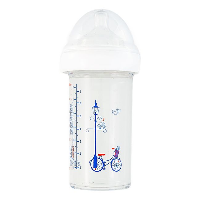 Biberons Inès de la Fressange - Set de 3 : 210 ml + 210 ml + 360 ml | Blanc