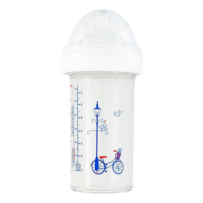 Bike Baby Bottle 210 ml - Inès de la Fressange White