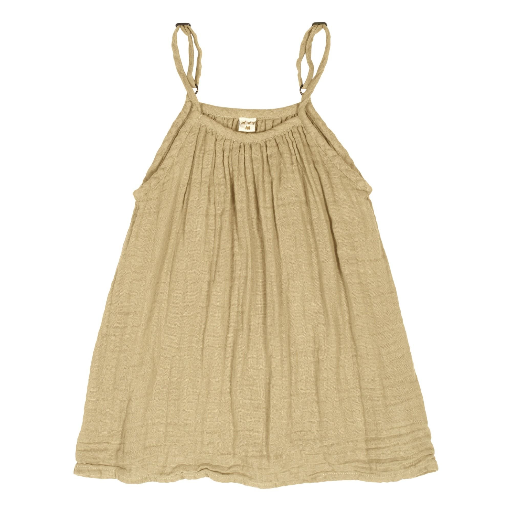 Numero 74 - Robe Coton Bio Mia - Fille - Jaune pâle