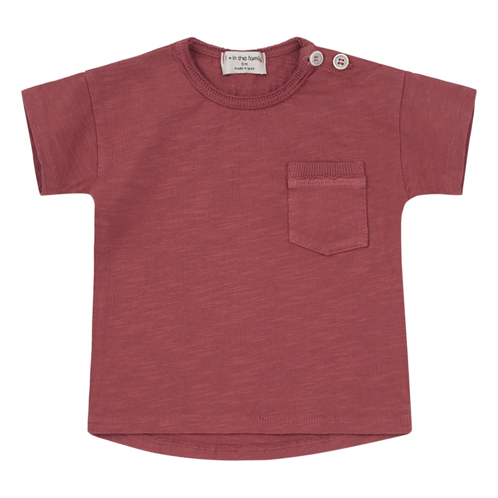 1+ in the family - T-shirt Vico - Fille - Rouge
