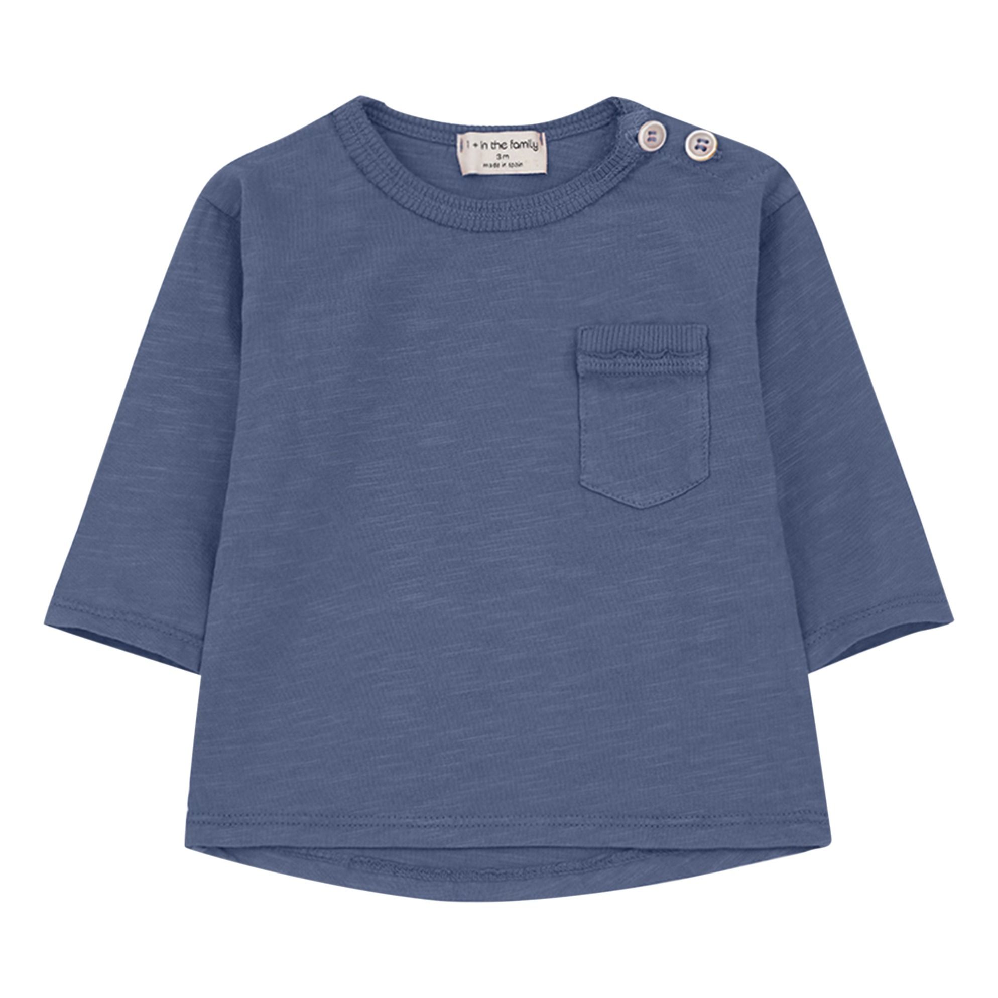 1+ in the family - T-shirt Travi - Fille - Bleu