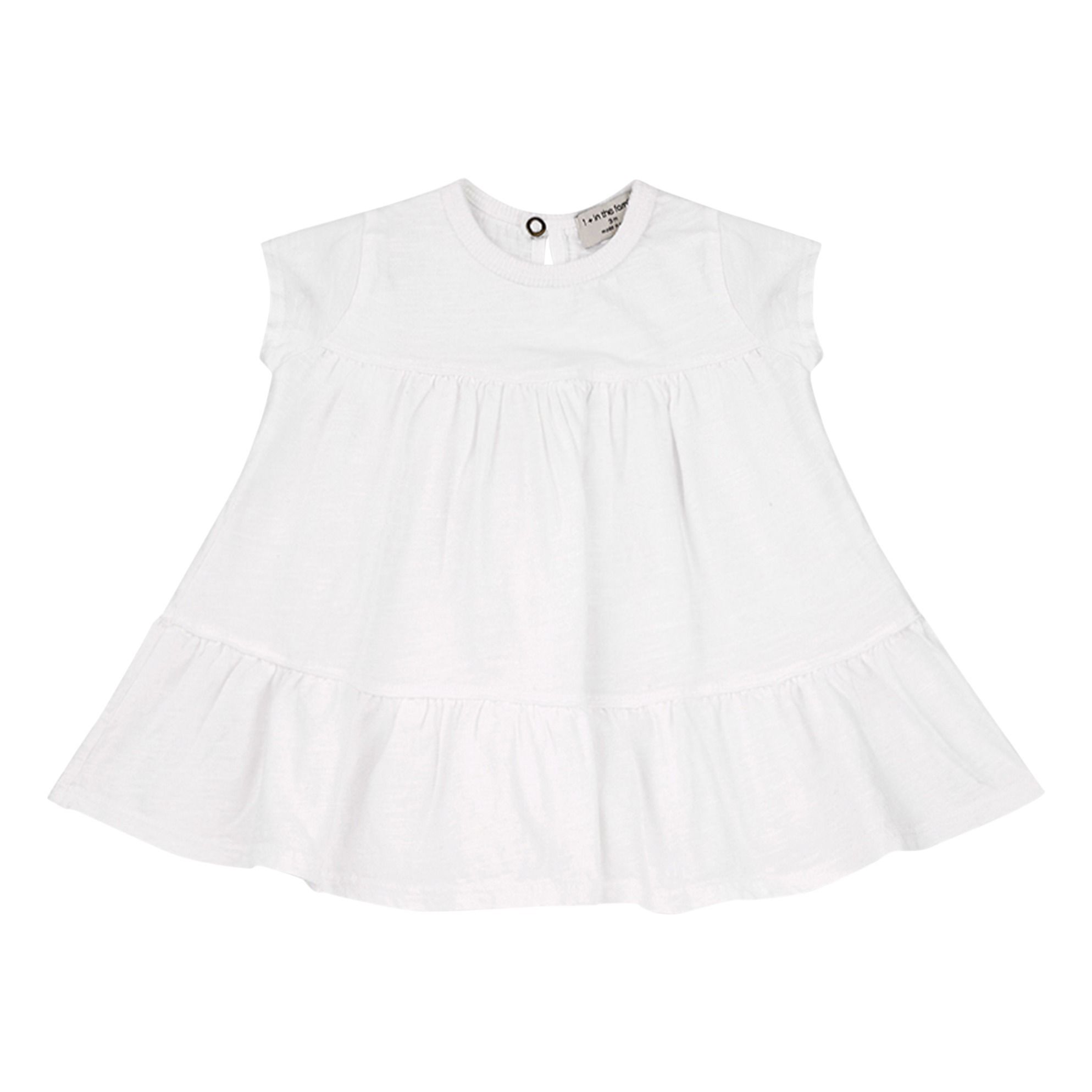 1+ in the family - Robe Altamura - Fille - Blanc