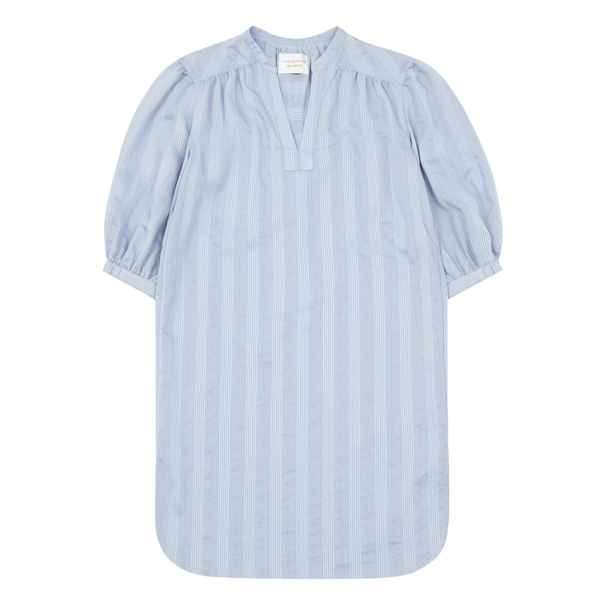 Les Coyotes de Paris - Robe Rayée Sadie - Fille - Bleu