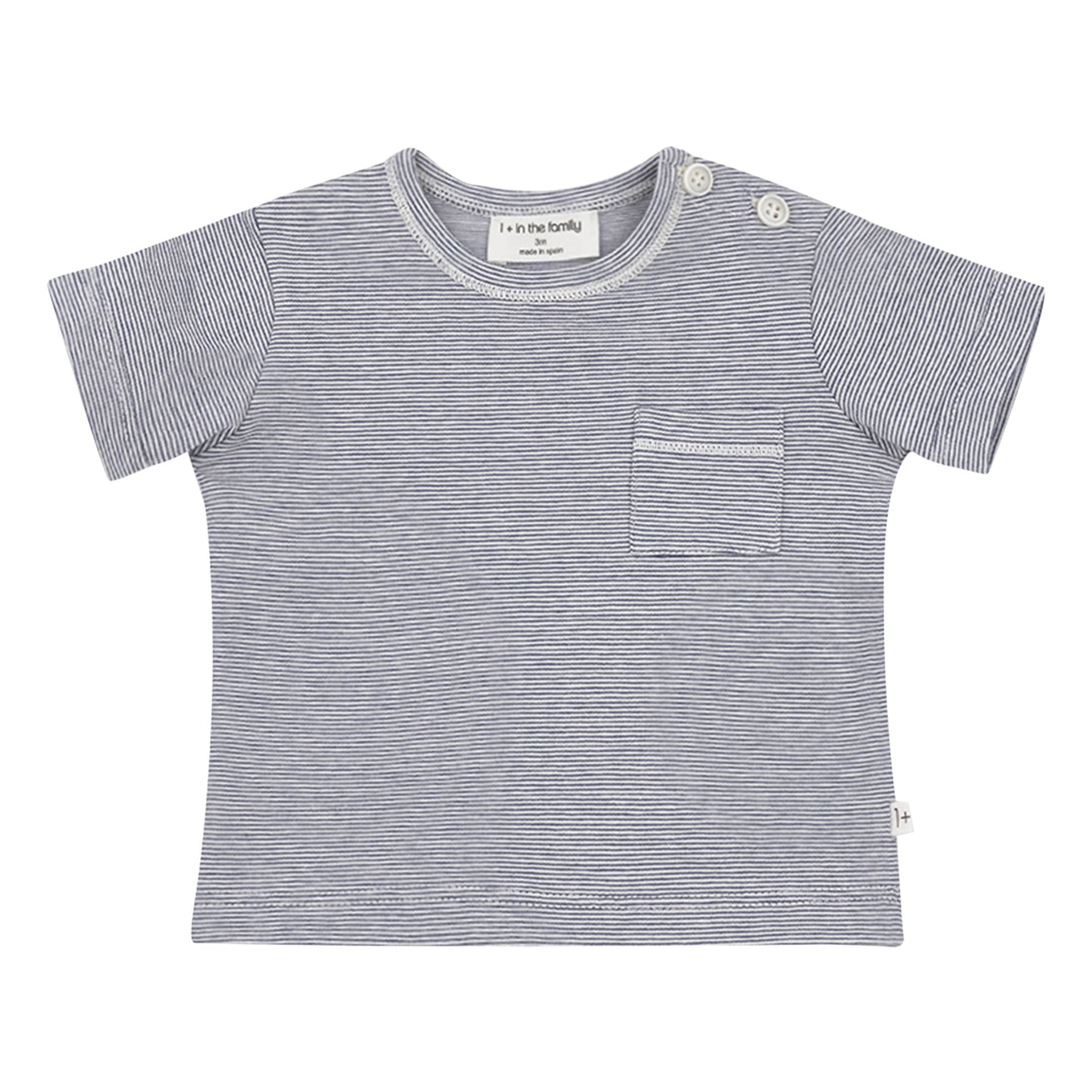 1+ in the family - T-shirt Cadaques - Fille - Bleu