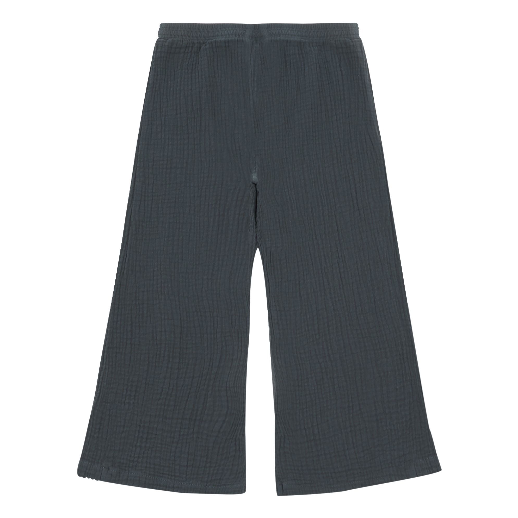 Longlivethequeen - Pantalon Large Gaze de Coton - Fille - Bleu