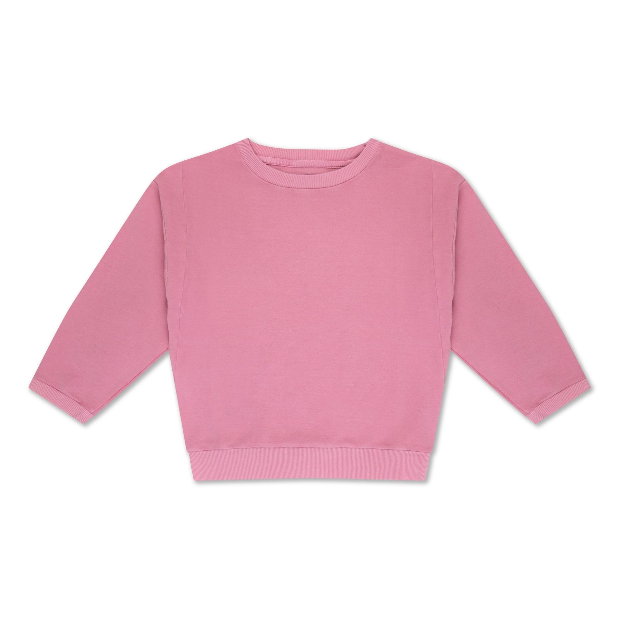 pink cotton sweatshirt