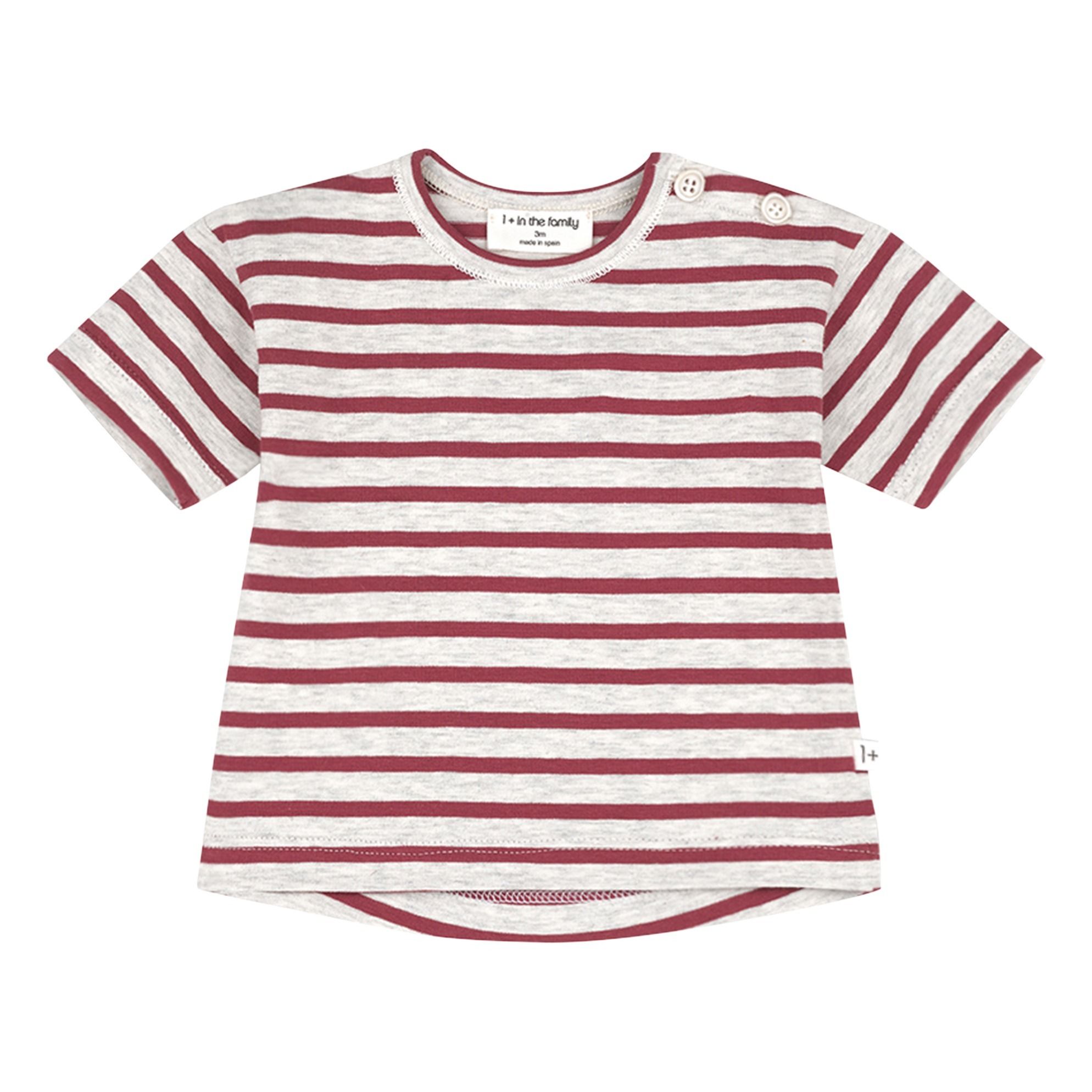 1+ in the family - T-shirt Vence - Fille - Rouge