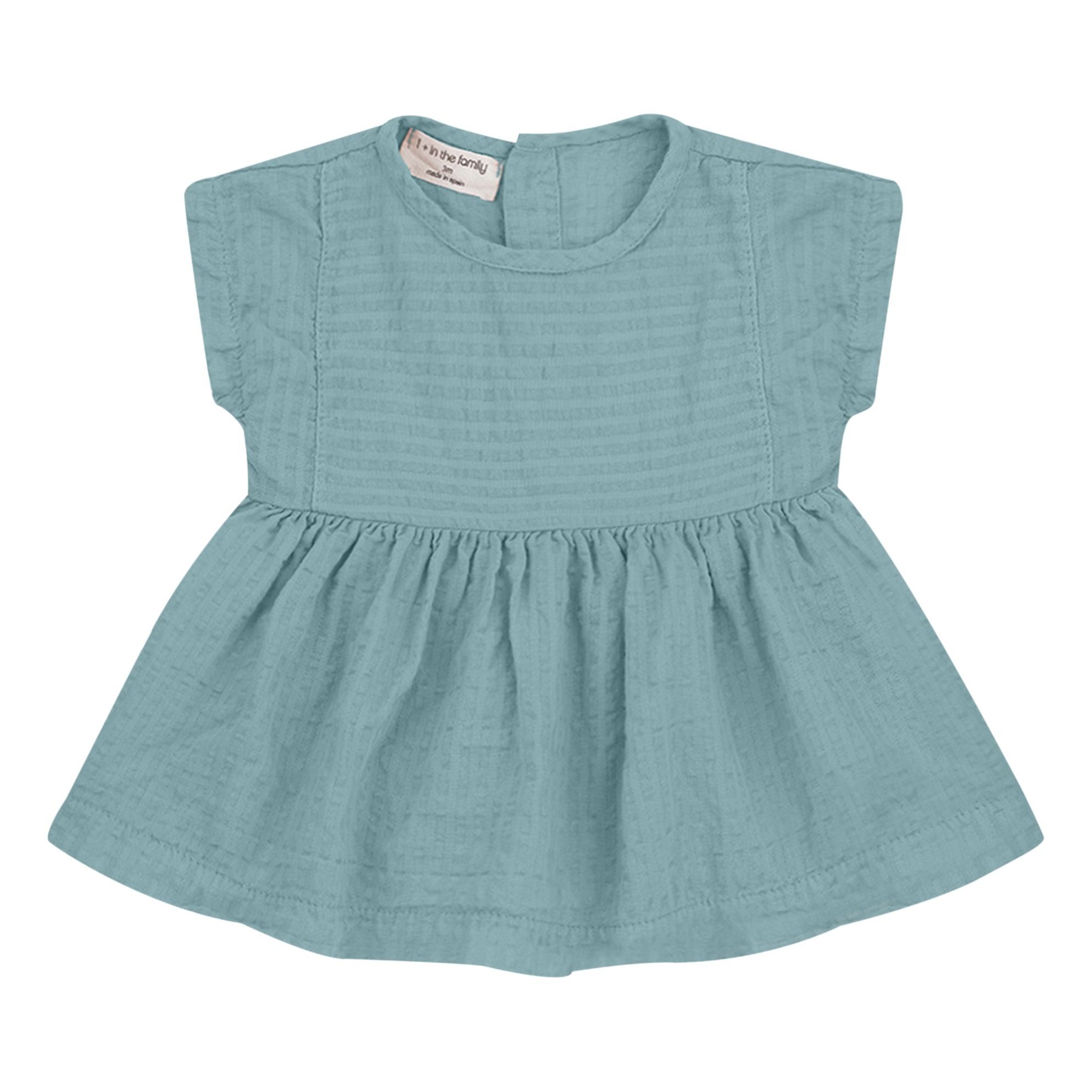1+ in the family - Blouse Deva - Fille - Bleu Vert