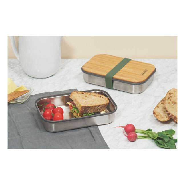 Stainless Steel Sandwich Box Olive green