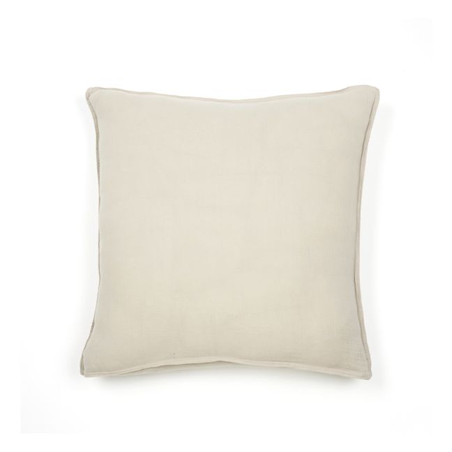 Funda de almohada Dili de velo de algodón | Lino