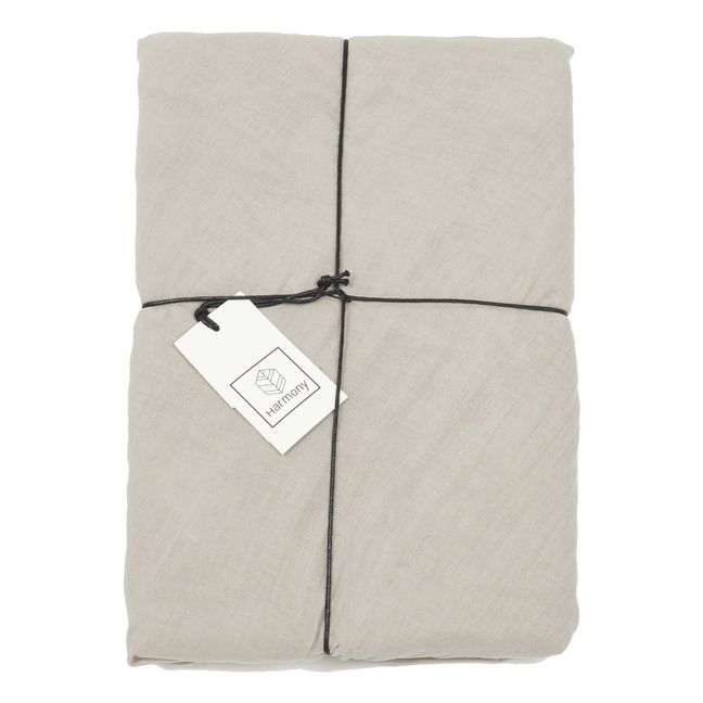 Dili Cotton Voile Fitted Sheet Linen