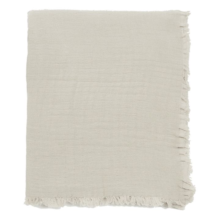 Manta de gasa de algodón Vanly | Natural- Imagen del producto n°1