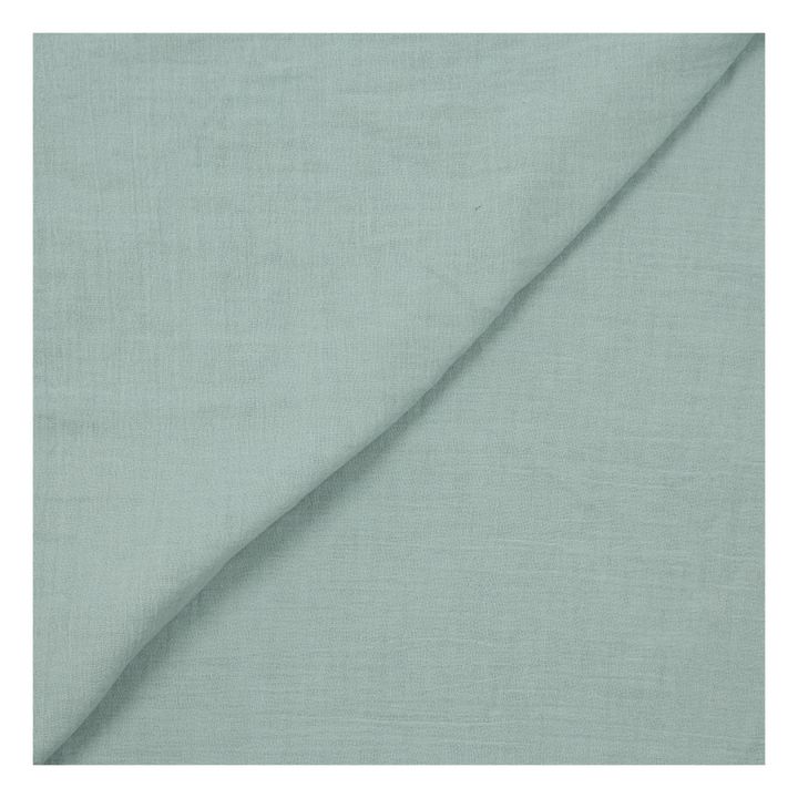 Funda nórdica Dili de velo de algodón | Verde Celedón- Imagen del producto n°0