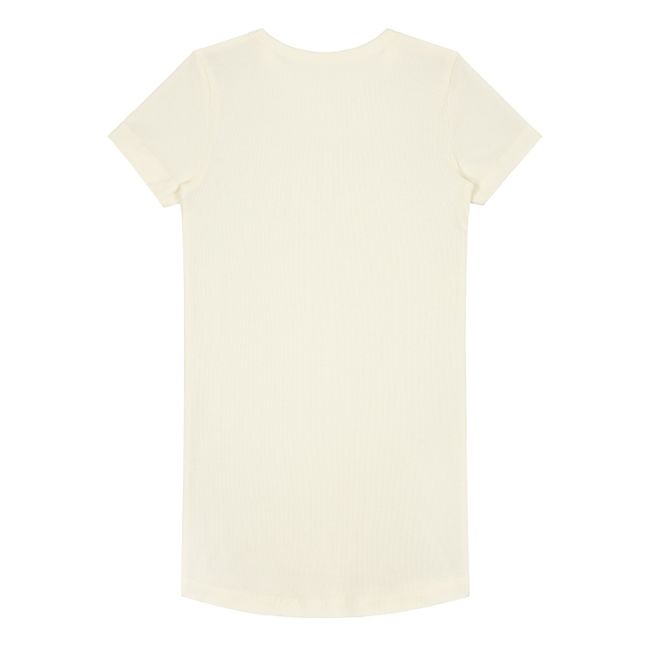 Maglietta pigiama in Cotone Bio | Bianco