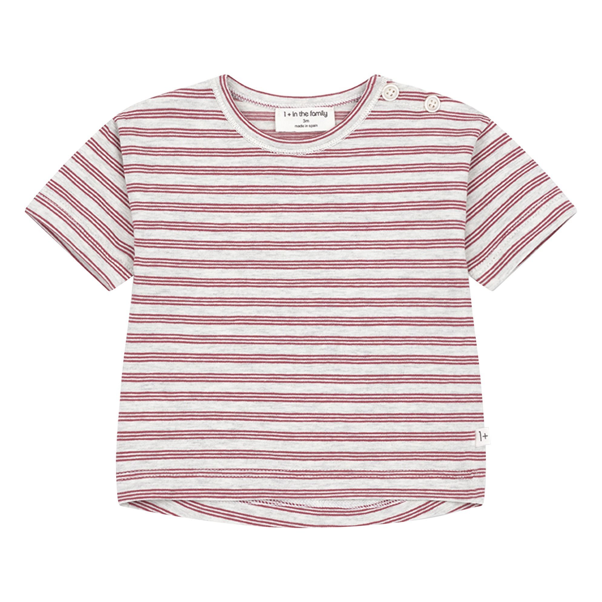 1+ in the family - T-shirt Sete - Garçon - Rouge