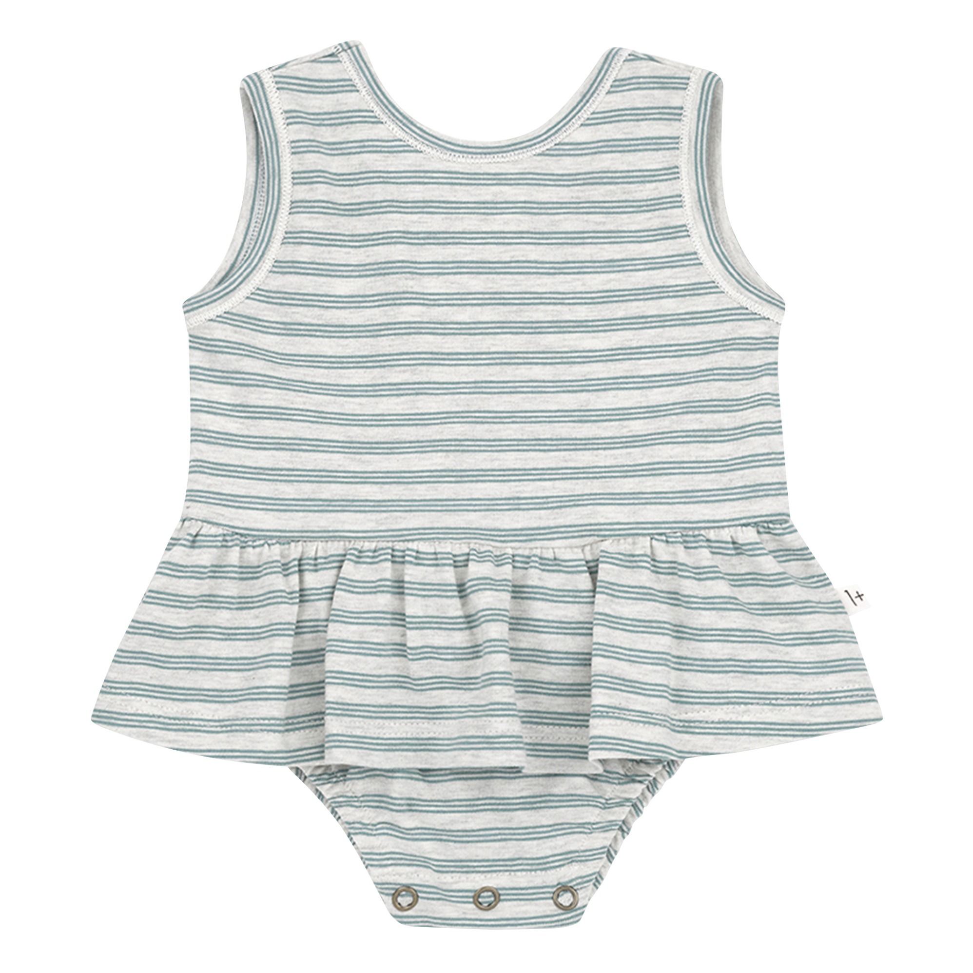 1+ in the family - Robe Body Ceret - Fille - Bleu Vert