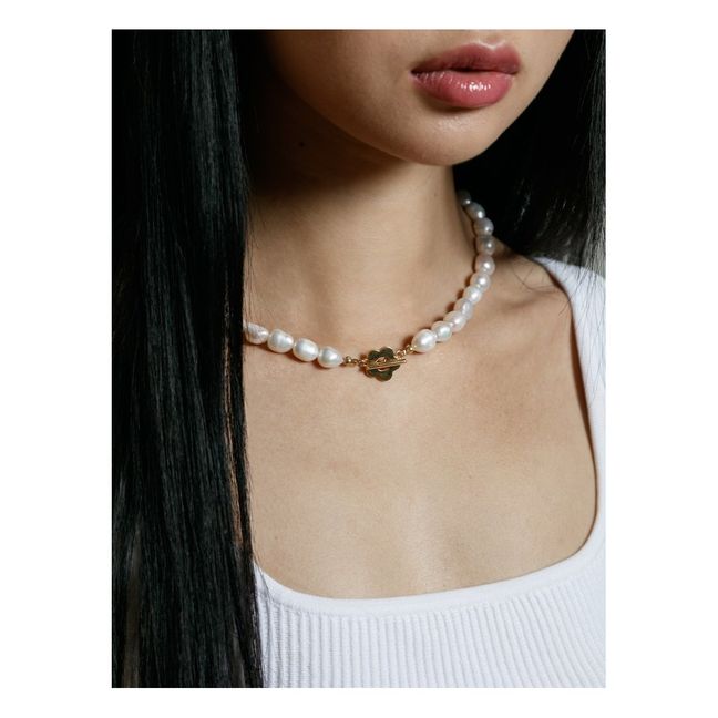Lola Necklace | White