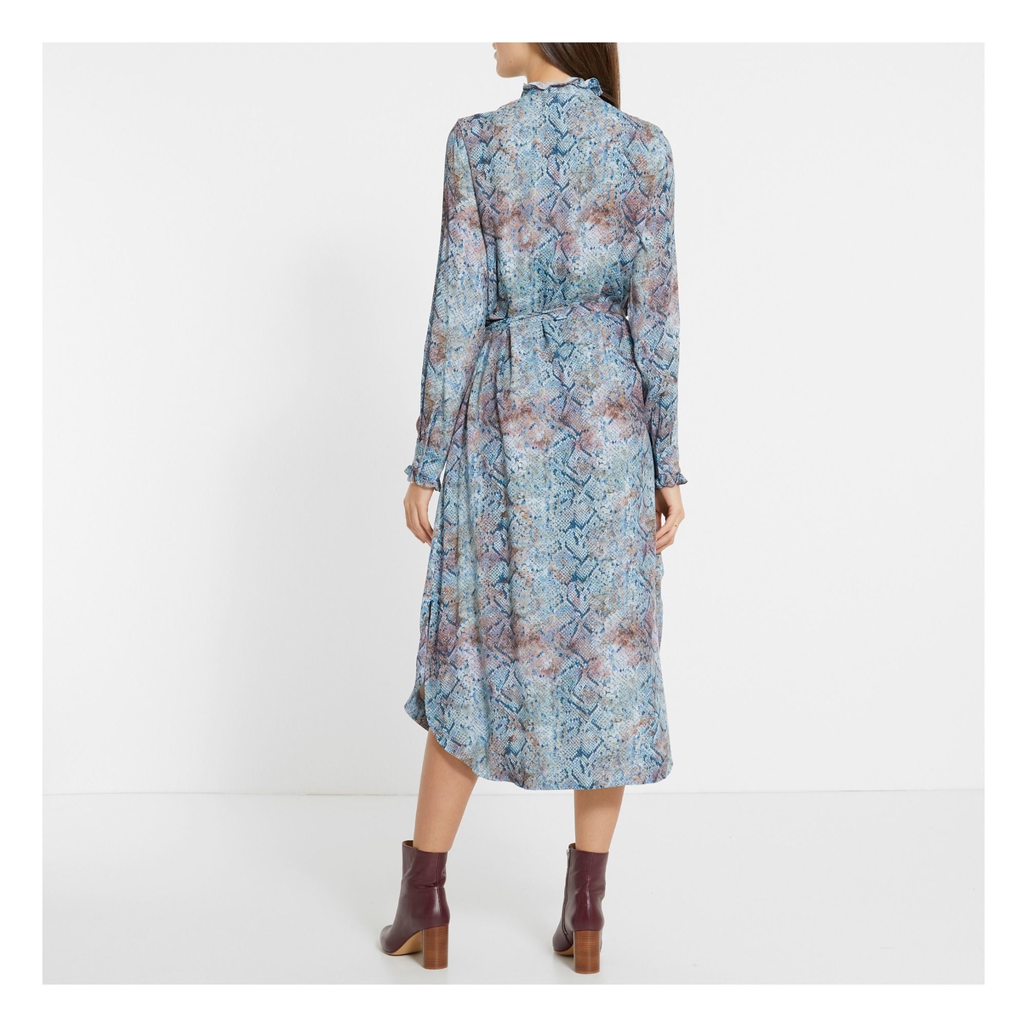 robe imprimée python