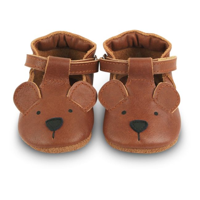 Chaussons Spark Cuir Camel