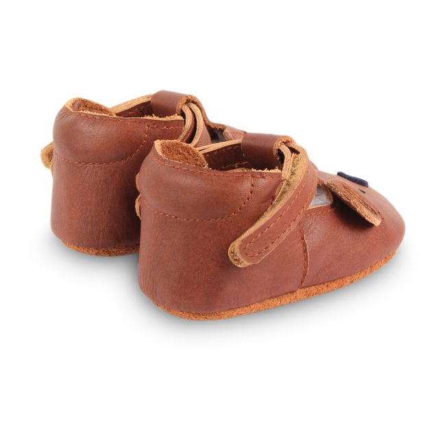 Chaussons Spark Cuir Camel