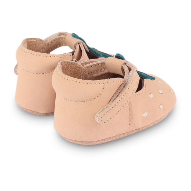 Nanoe Nubuck slippers | Peach