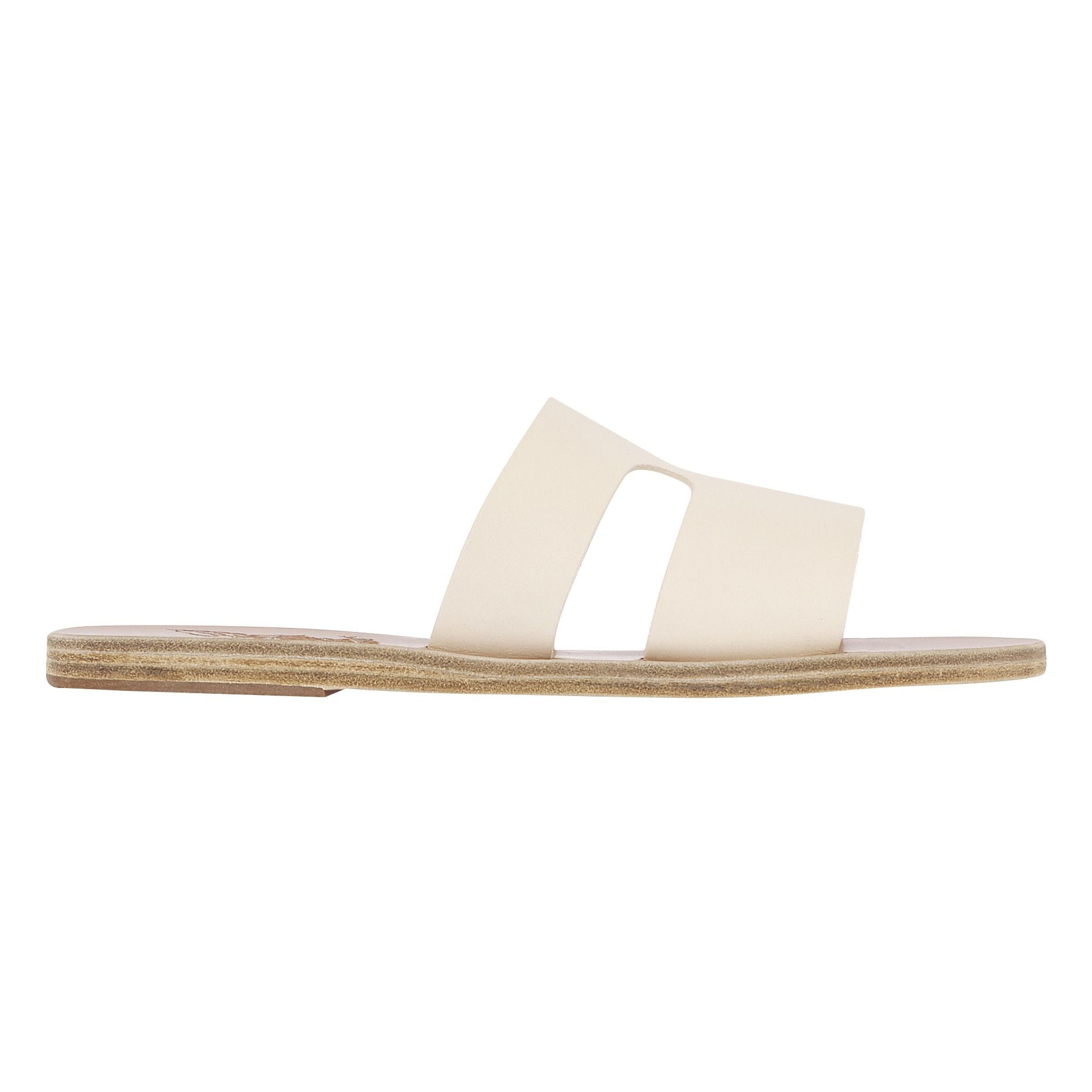 Ancient Greek Sandals - Sandales Cuir Apteros - Collection Femme - - Ecru