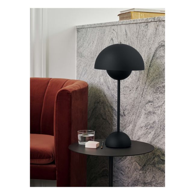 Lampe à poser Flowerpot VP3, Verner Panton, 1969 | Noir
