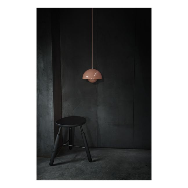 Hängeleuchte Flowerpot VP1, Verner Panton, 1968 | Altrosa