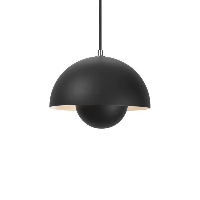 Suspension Flowerpot VP1, Verner Panton, 1968 | Noir