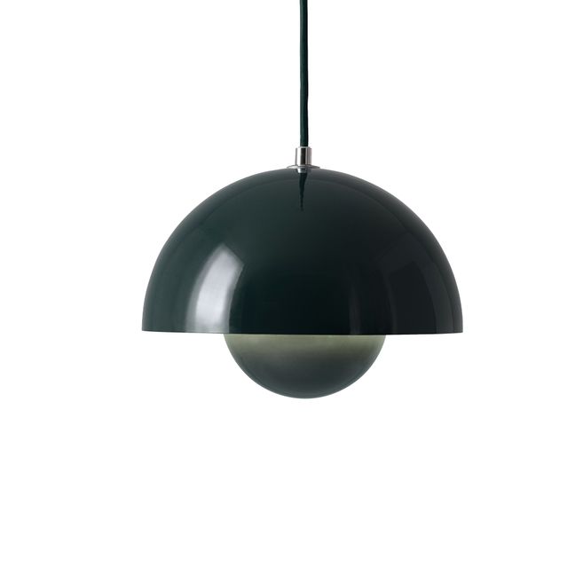 Suspension Flowerpot VP1, Verner Panton, 1968 | Vert foncé