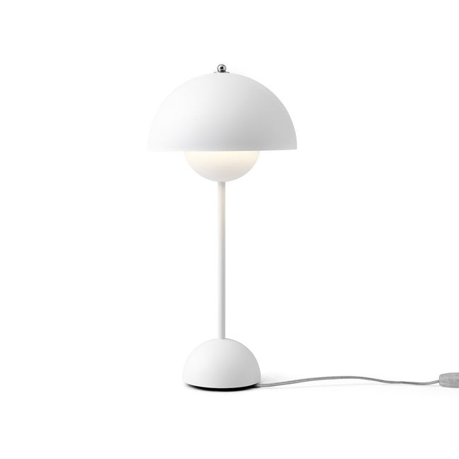 Flowerpot VP3 Table Lamp, Verner Panton, 1969 | White