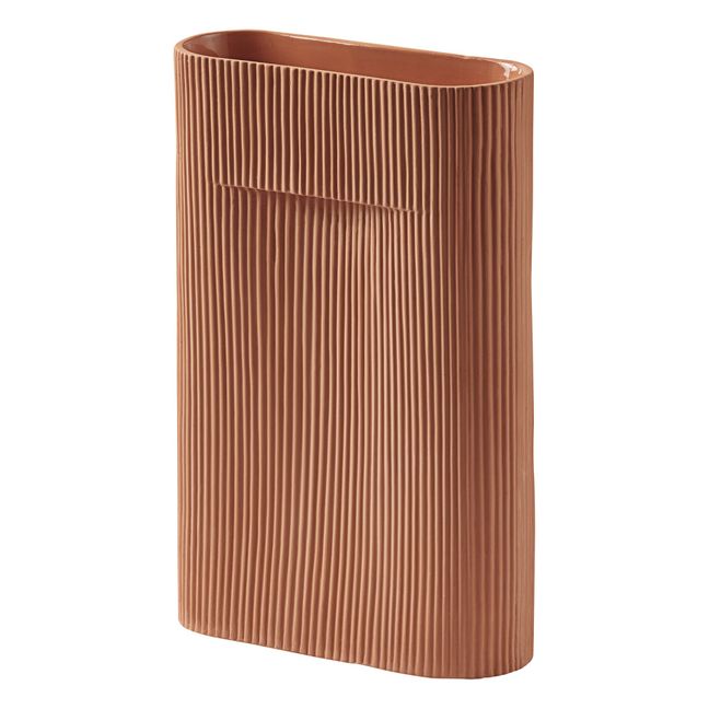 Ridge Vase | Terracotta