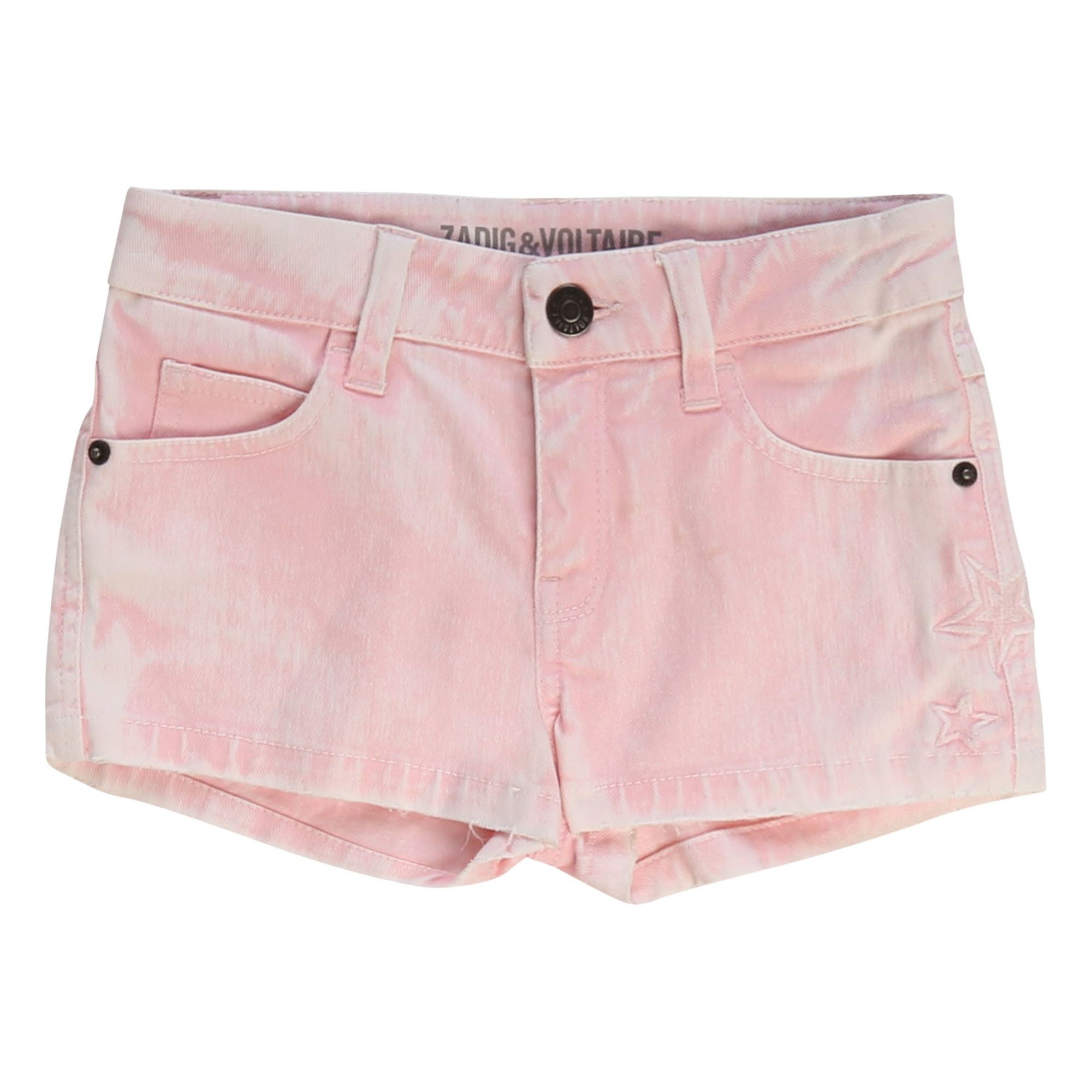 Zadig & Voltaire - Tie dye denim shorts - Pink | Smallable