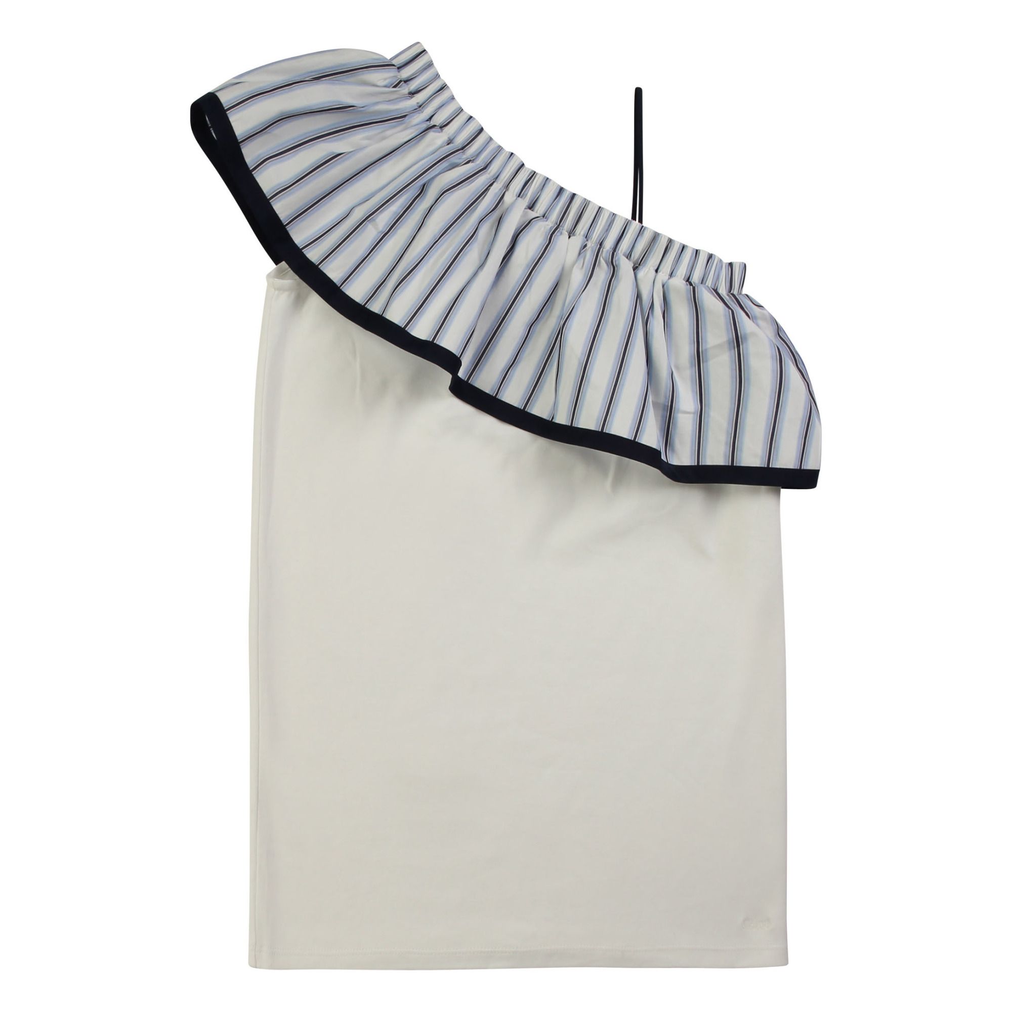 Chloé - Robe Asymétrique - Fille - Blanc