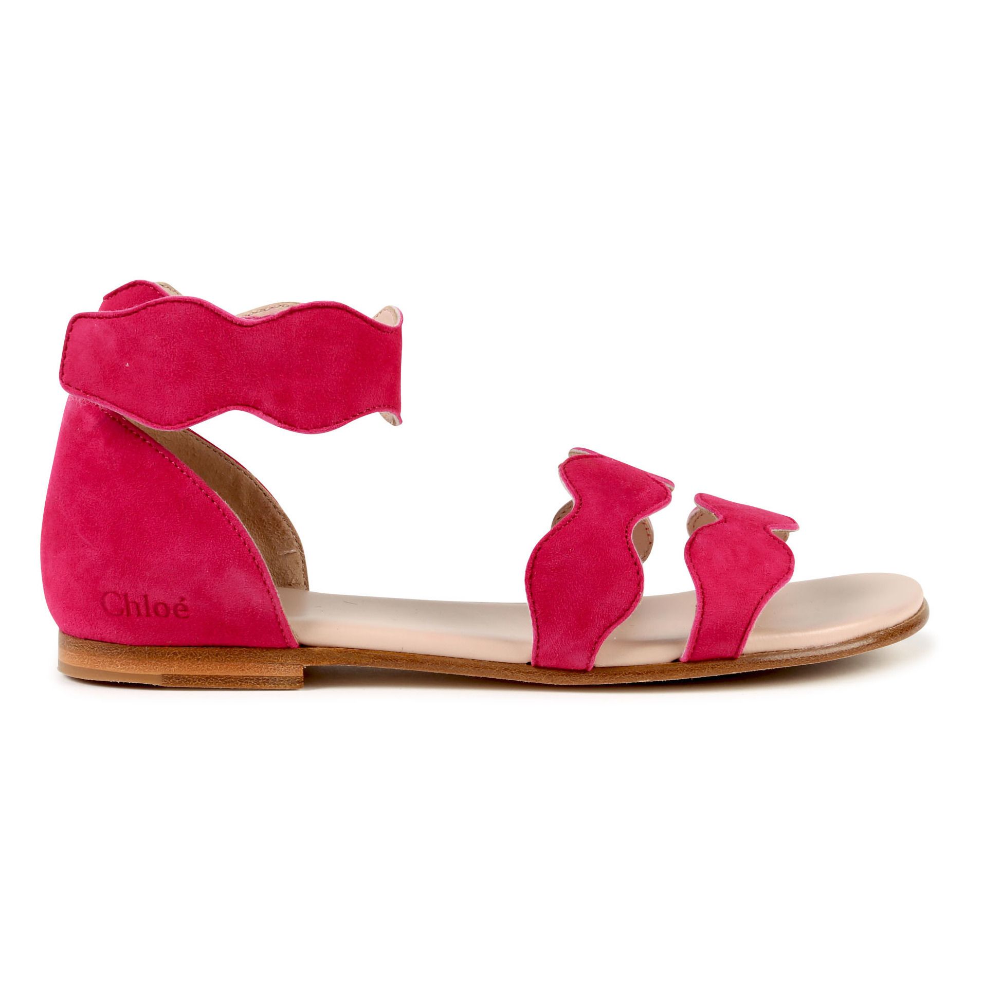 Chloé - Sandales Lauren - Fille - Rose fuschia