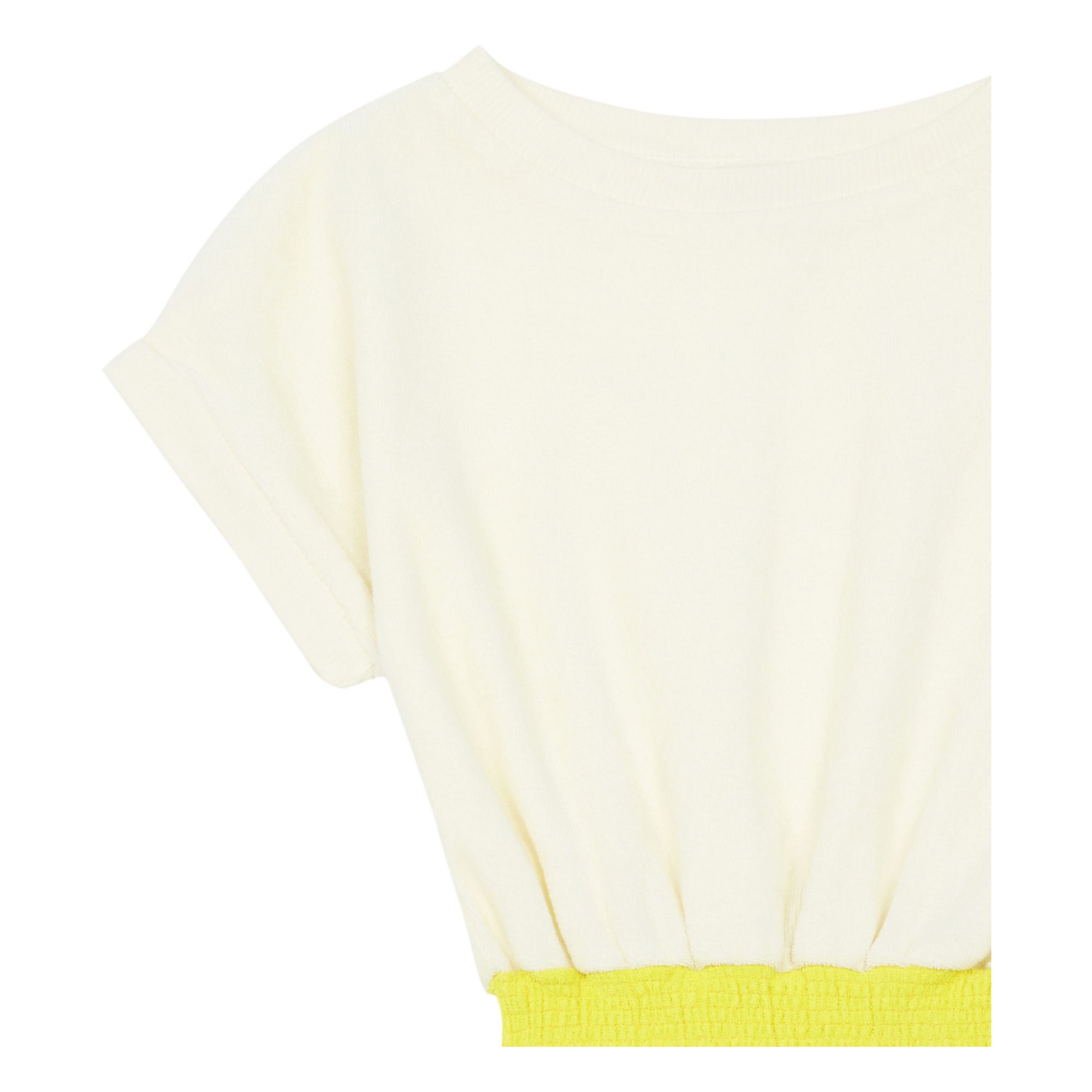 Nina Organic Terry Cloth Dress White We Are Kids Fashion Teen